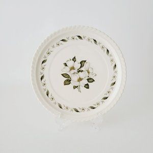 Steubenville Monticello Salad Plate Cornelia Dogwood Floral 1940s USA Made